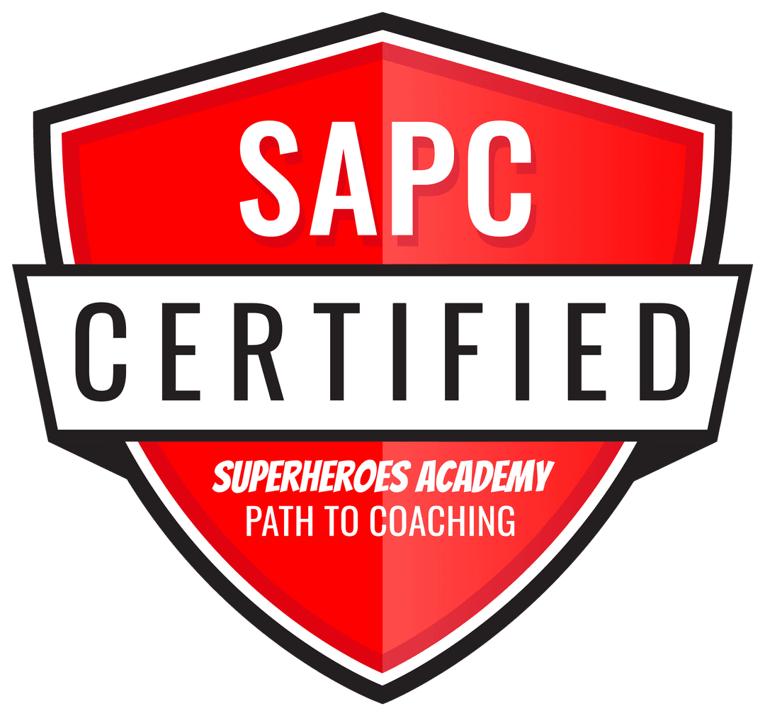 SAPC badge.