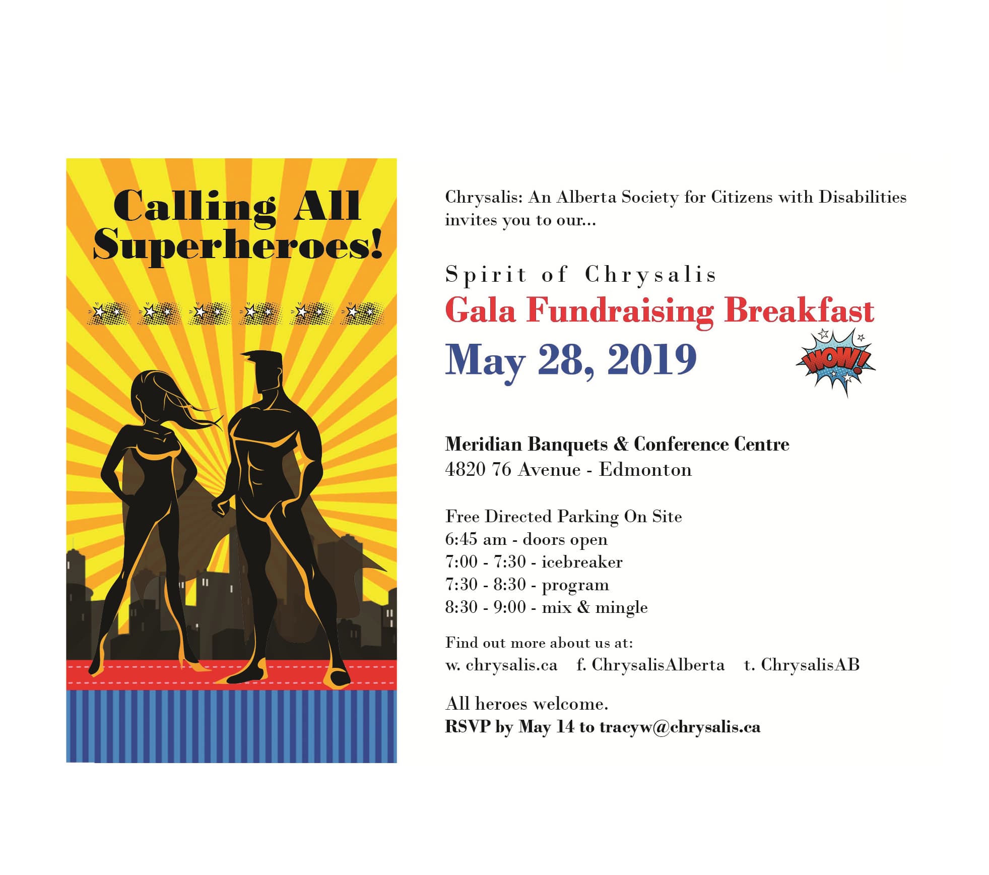 Spirit of Chrysalis Gala Fundraising Breakfast