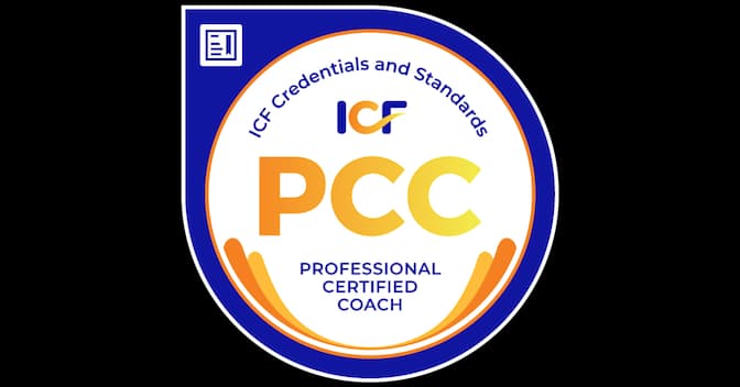 The International Coaching Federation Professional Certified Coach Logo.