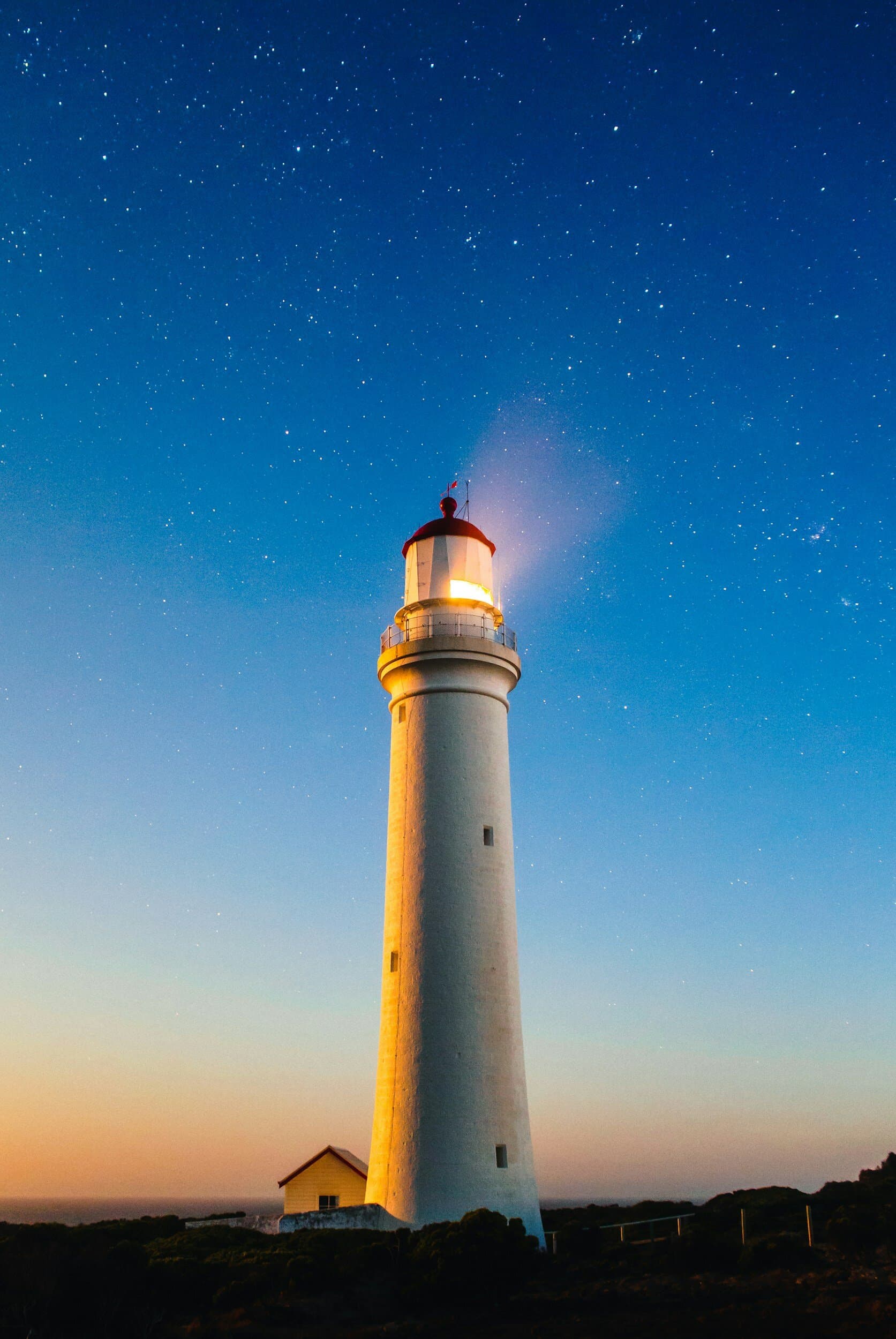 Lighthouse as a metaphor for leadership assessments lighting the path for leaders to grow and develop.